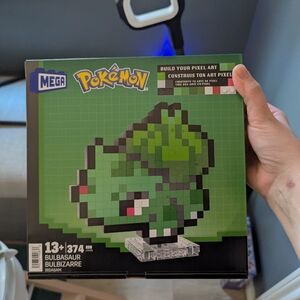 MEGA Bulbasaur Pokemon Building Set Pixel